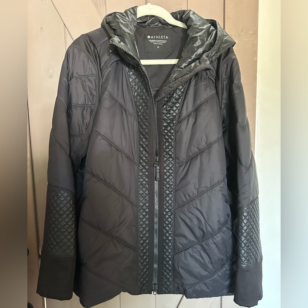Athleta Rock Ridge Primaloft Jacket black 2X